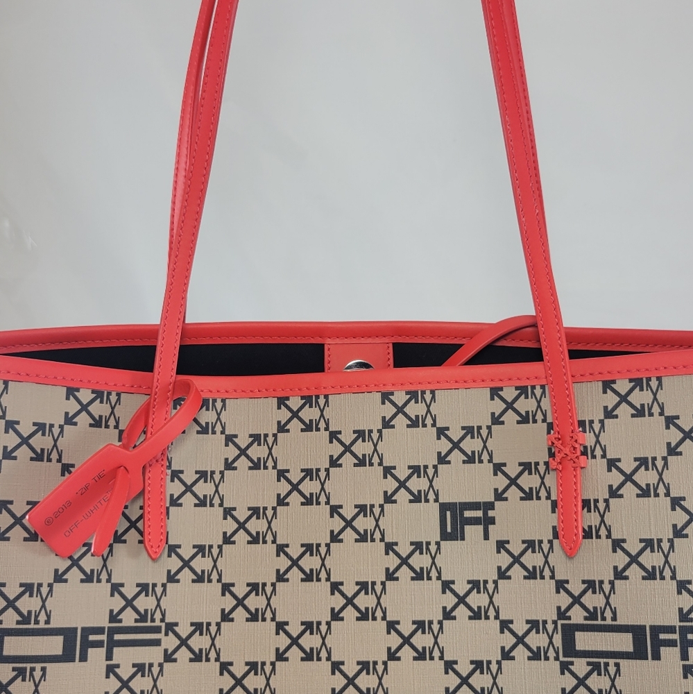 NEW! Off-White Day-Off 33 Monogram Arrows Logo Print Tote - Picture 17 of 17